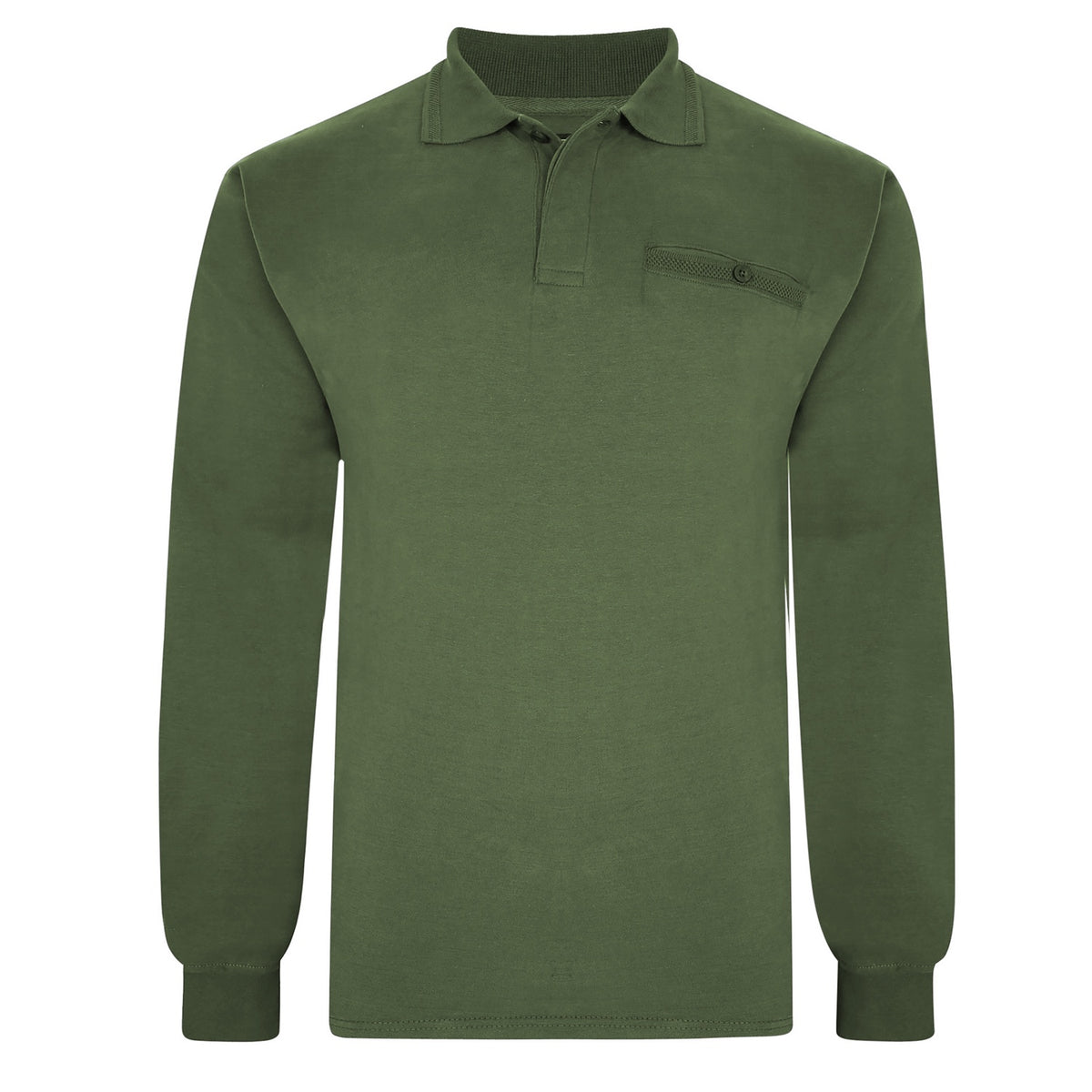 Kam L/S Polo - KBS 5457 - Khaki 1