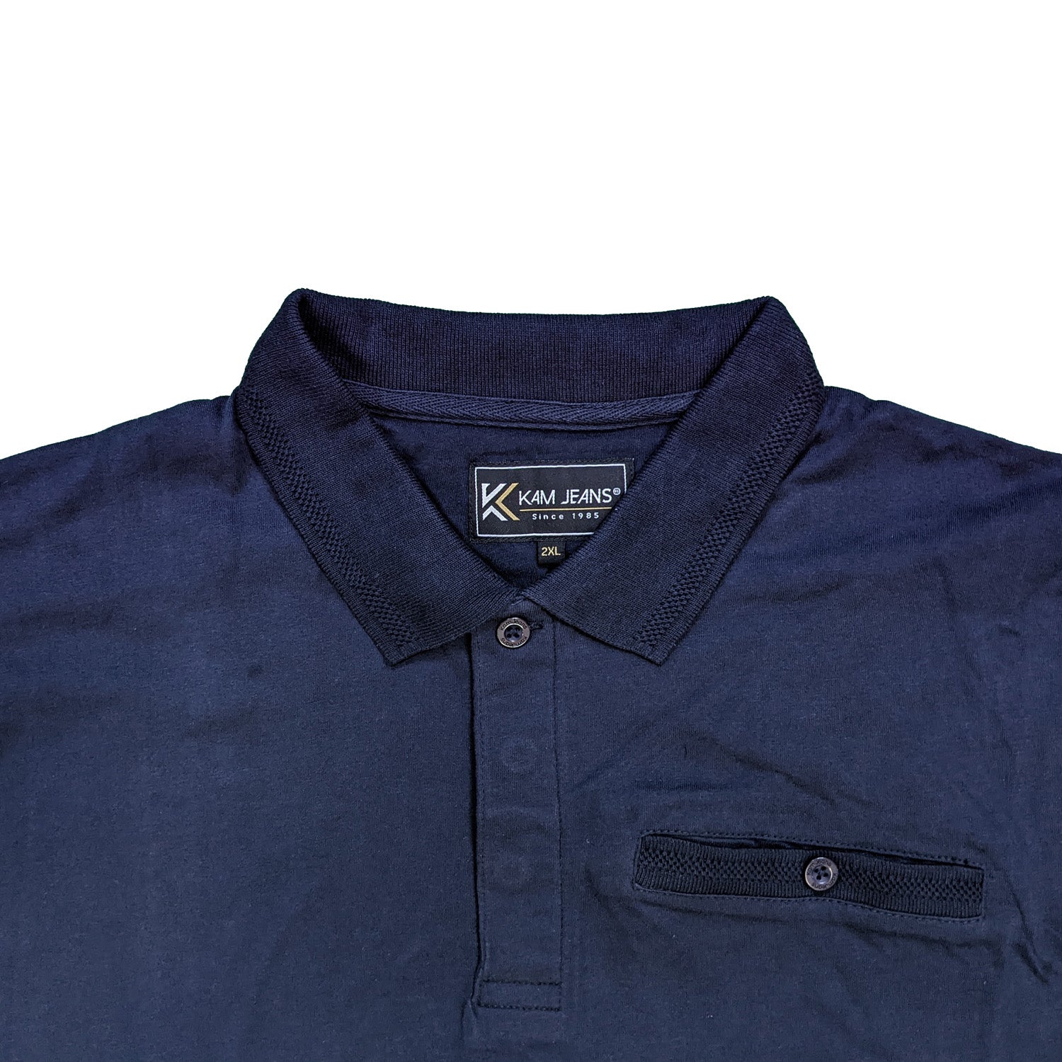 Kam L/S Polo - KBS 5457 - Navy 2