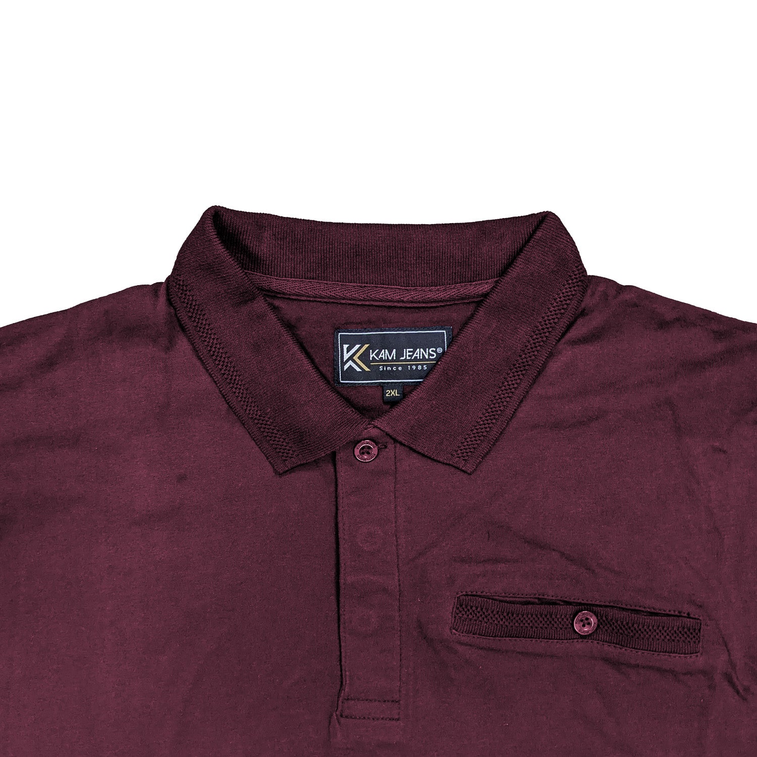 Kam L/S Polo - KBS 5457 - Plum 2