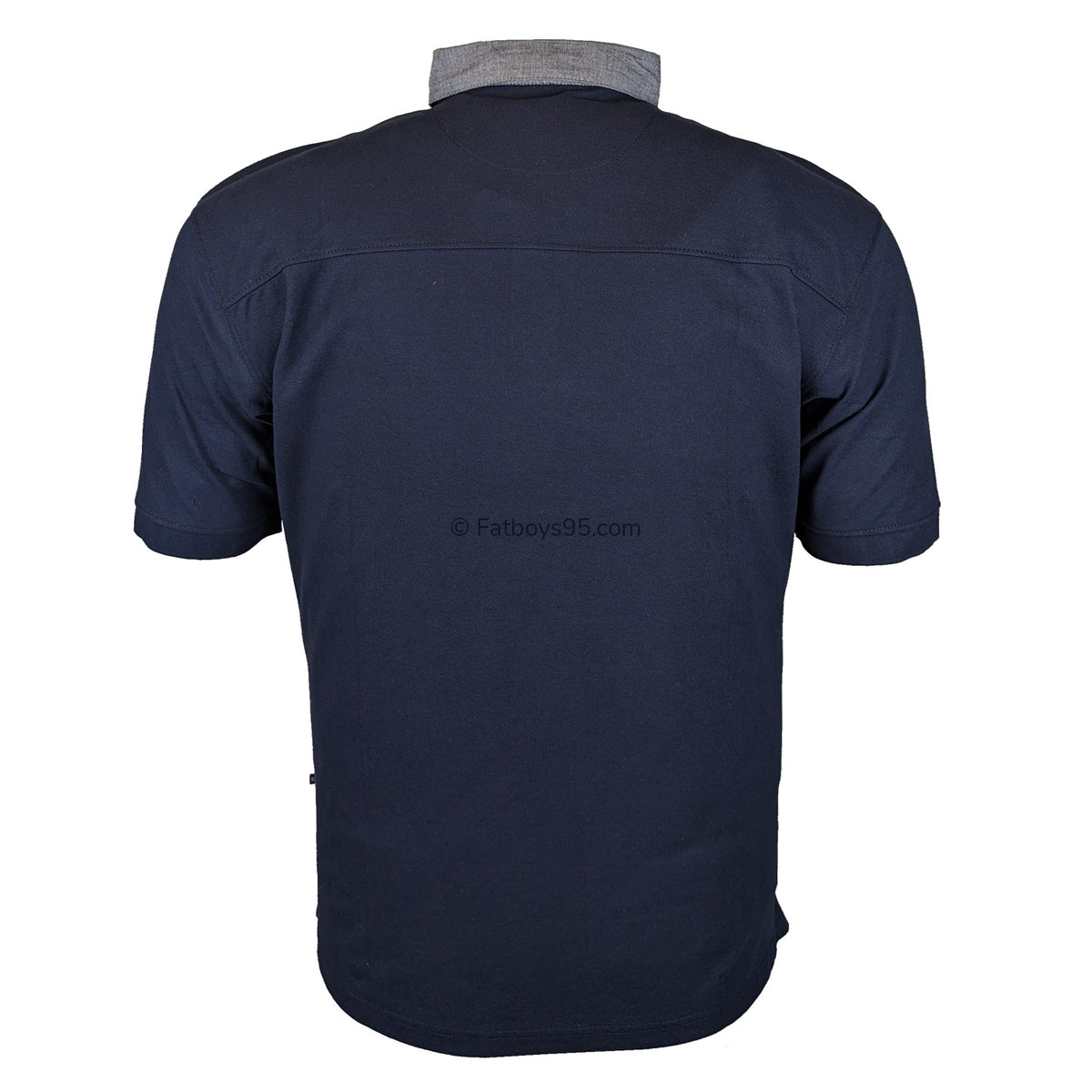 Kam Premium Lacoste Pique Detailed Polo - KBS 5468P - Navy 3