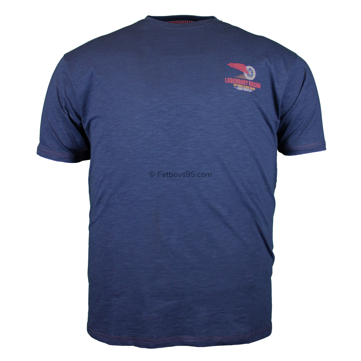 Kam Legendary Racing Print Tee - KBS 5710 - Navy 1