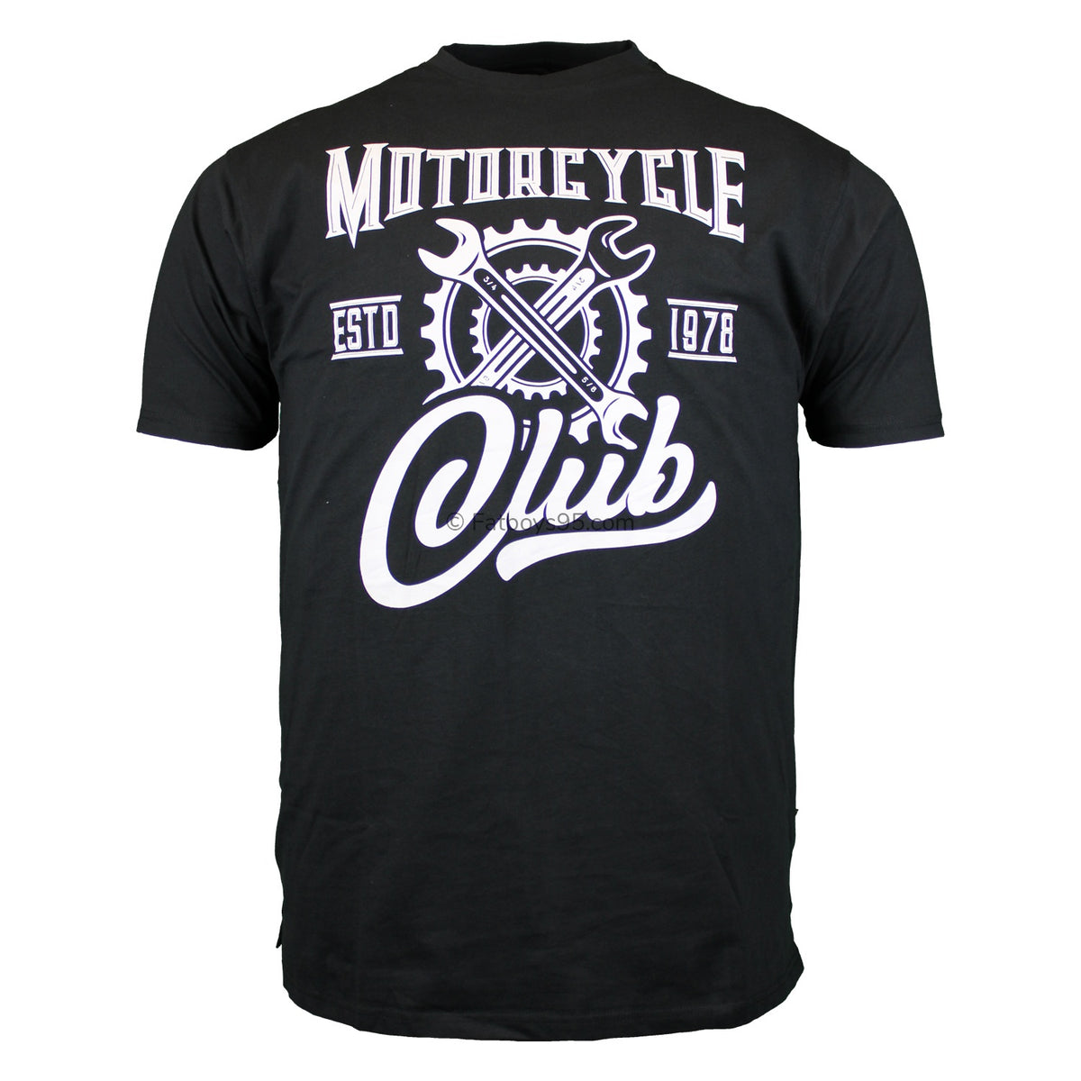 Kam Motorcycle Print Tee - KBS 5712 - Black 1