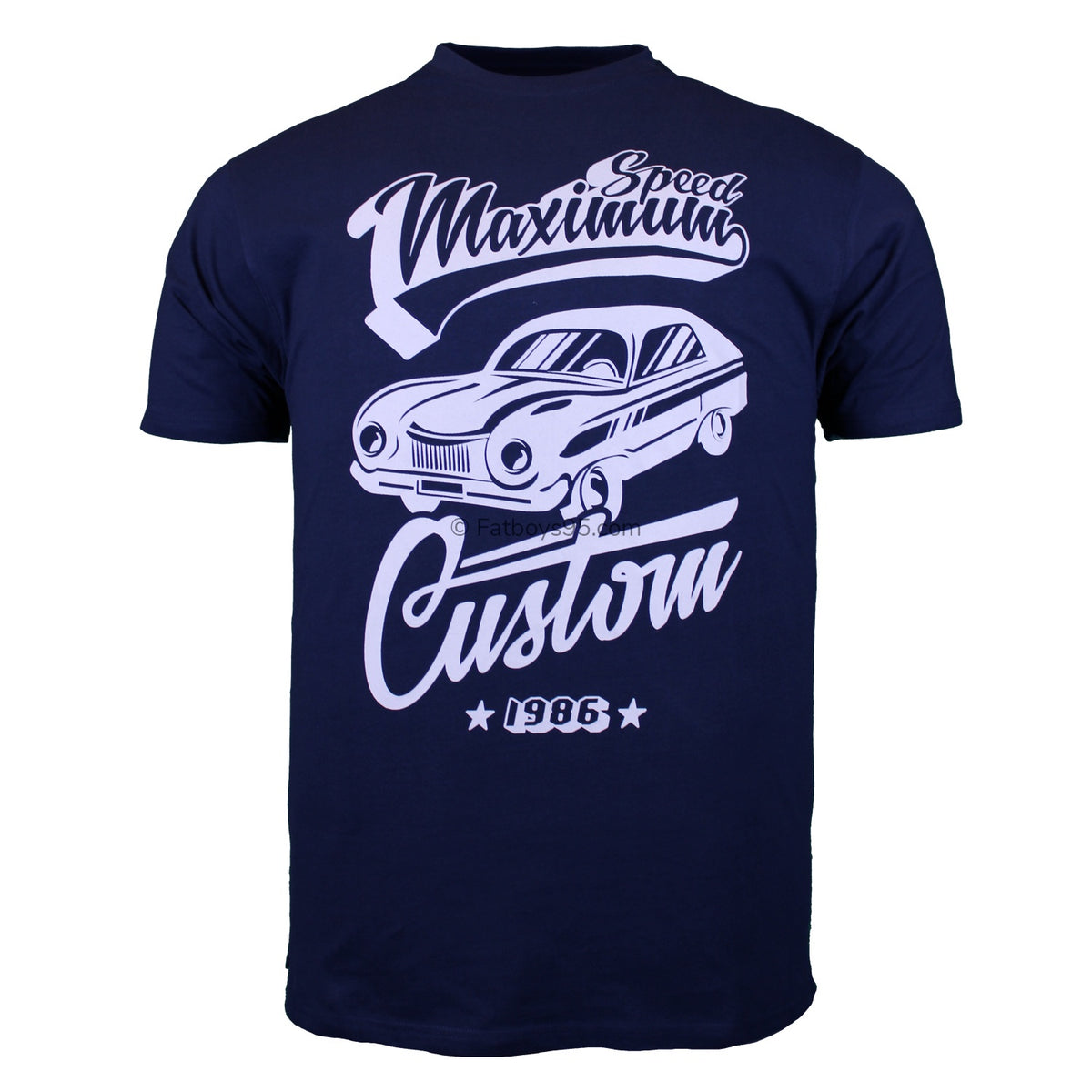 Kam Customs Print Tee - KBS 5713 - Navy 1