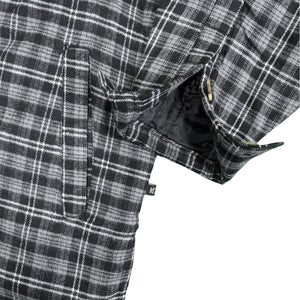 Kam Button Thru Sherpa Lined Shirt - KBS 6230 - Black 4