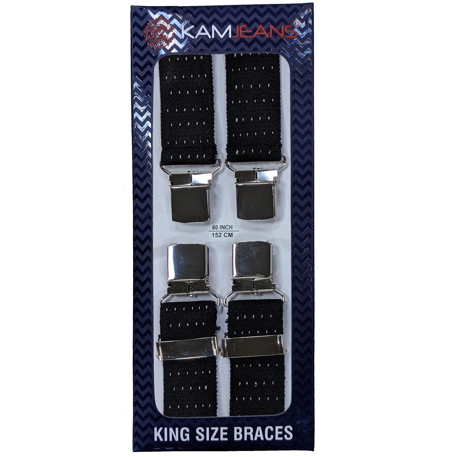 Kam Braces - KBS 954 - Black Dotted 1