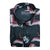 Kam S/S Flamingo Print Shirt - KBS P016 - Black 1