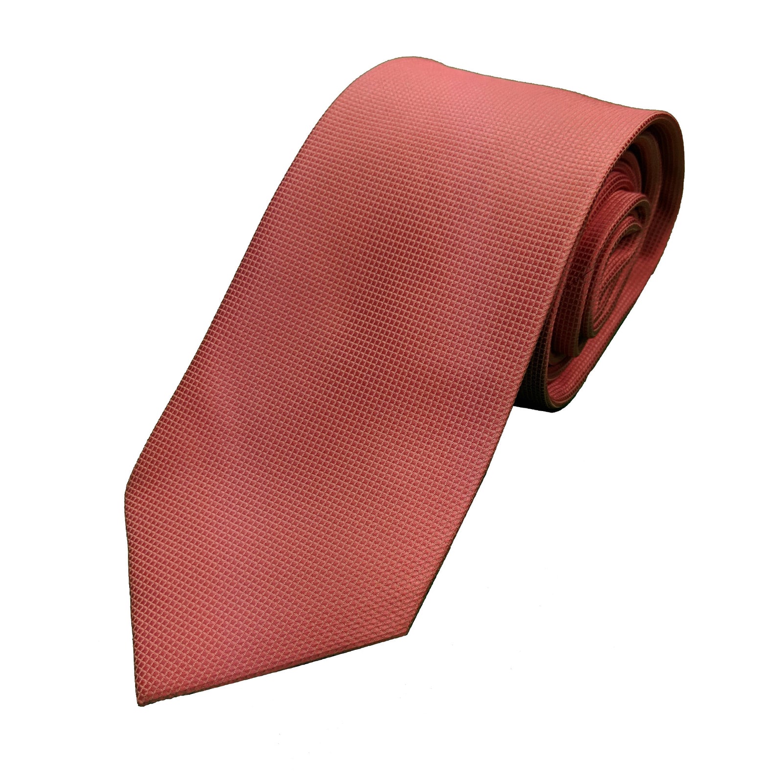 Kensington Tie - DF0528 - Salmon Pink 1