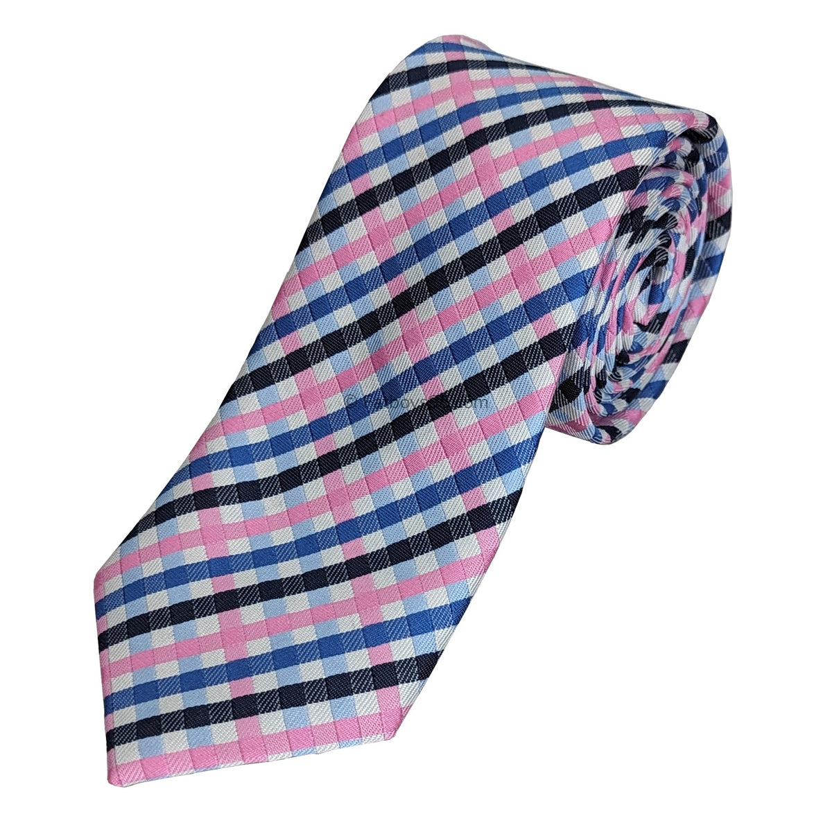 Kensington Tie - J27216 - Pink / Blue 1