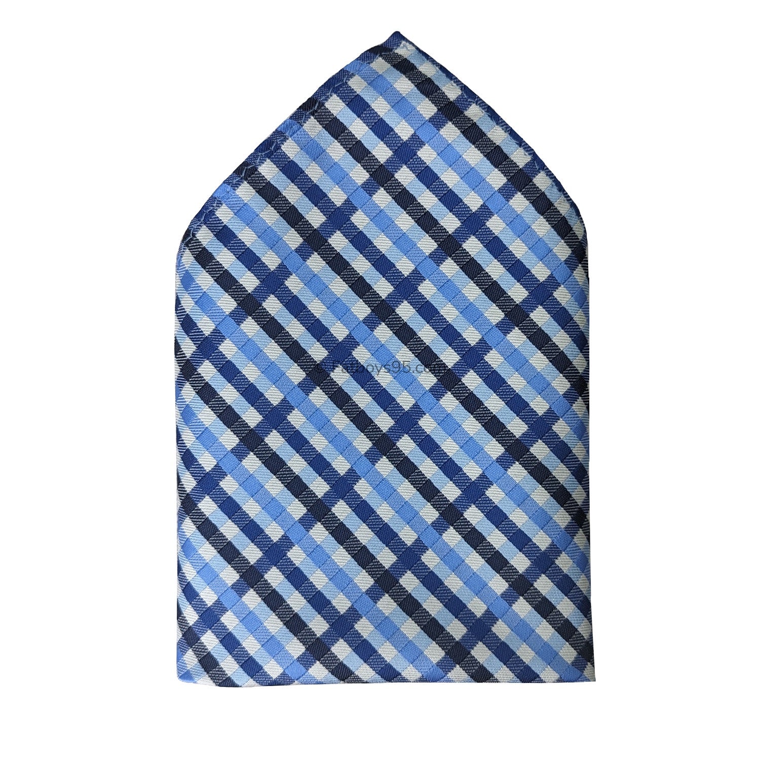 Kensington Pocket Square - J27216 - Blue / Navy 1