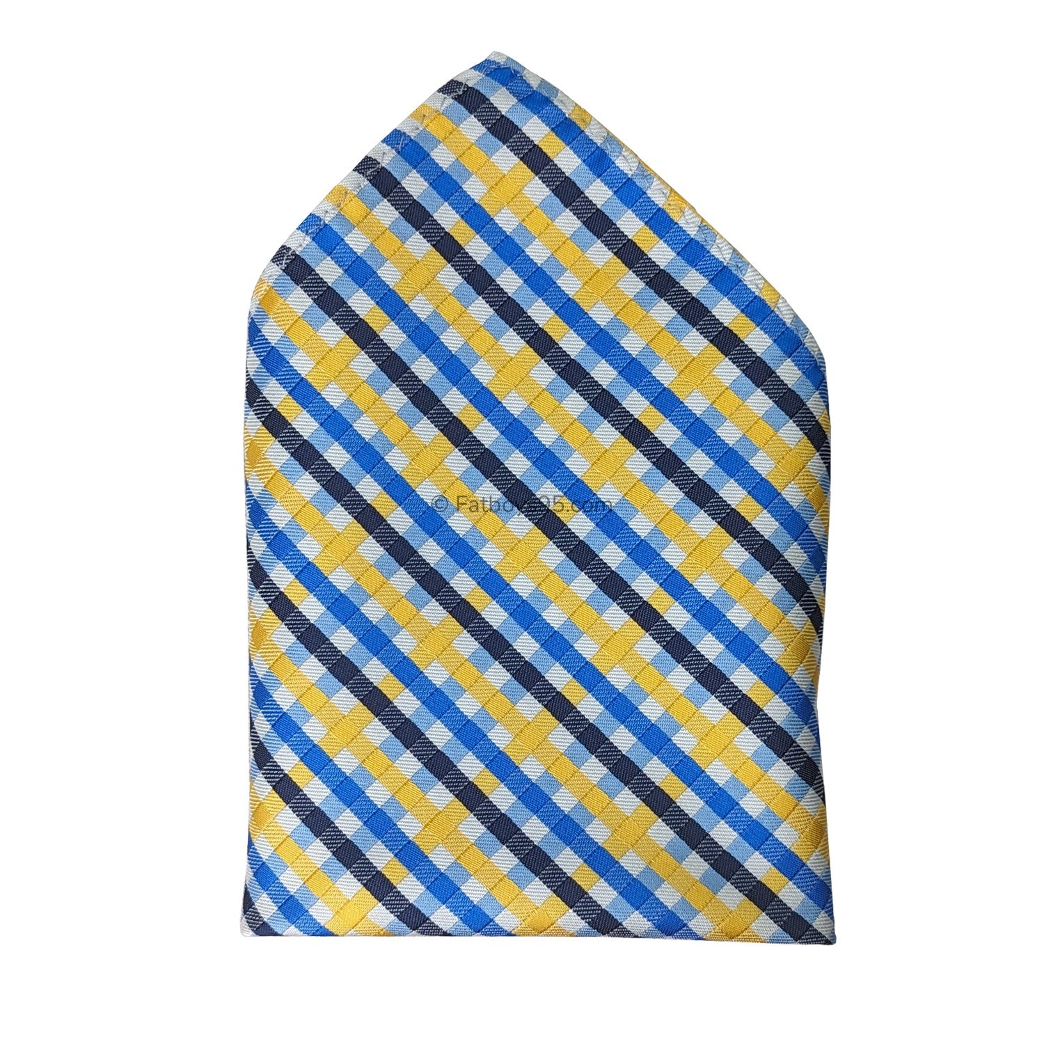 Kensington Pocket Square - J27216 - Pink / Blue - Fatboys 95