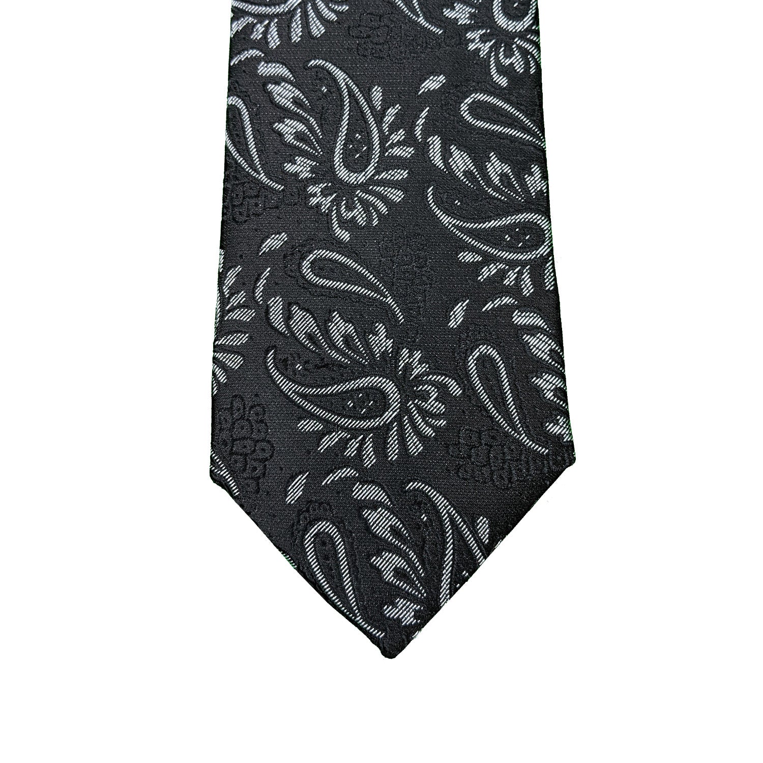 Kensington Paisley Tie - MWY311466 - Black 2