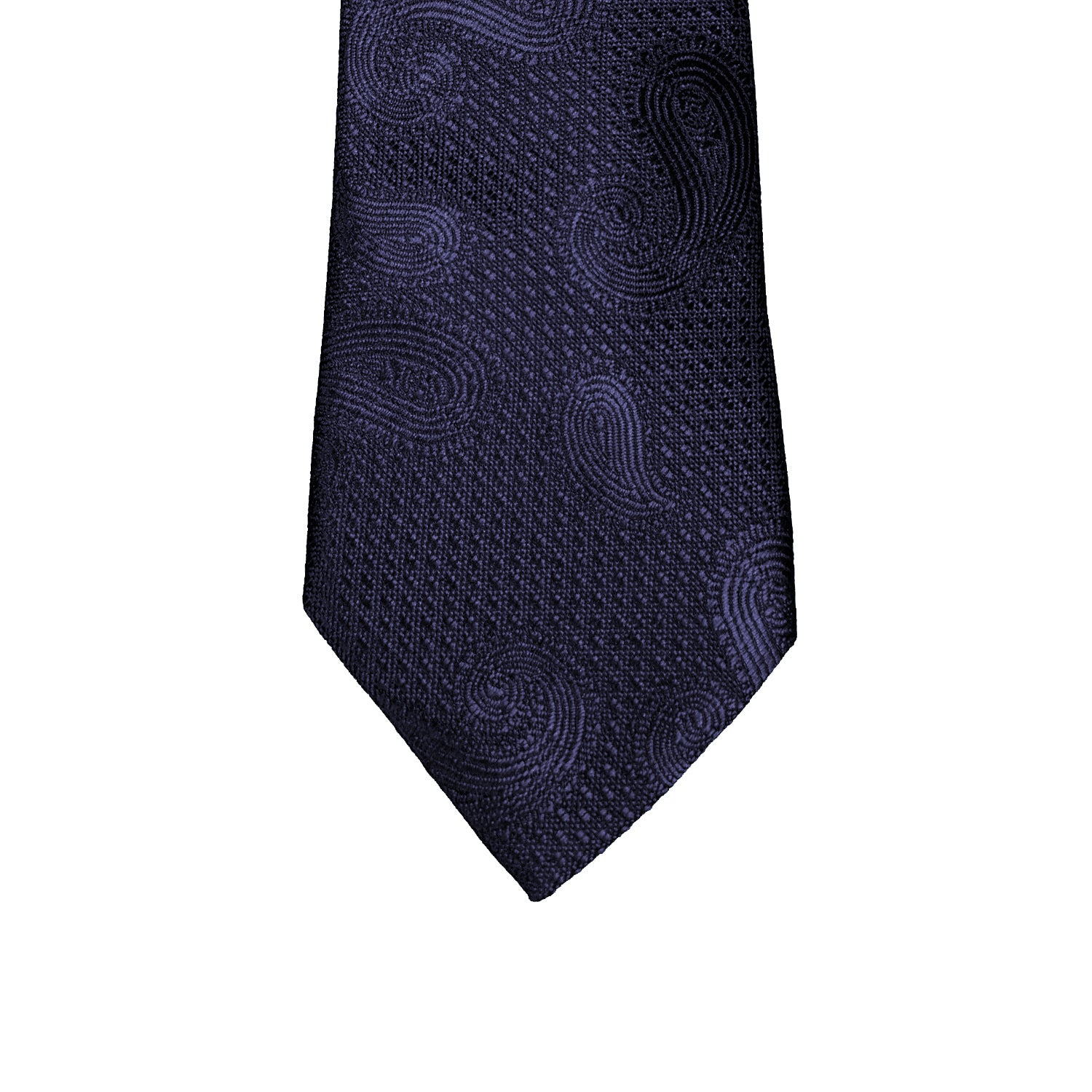 Kensington Paisley Tie - MWY311922 - Navy 2