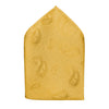 Kensington Paisley Pocket Square - MWY311922 - Yellow