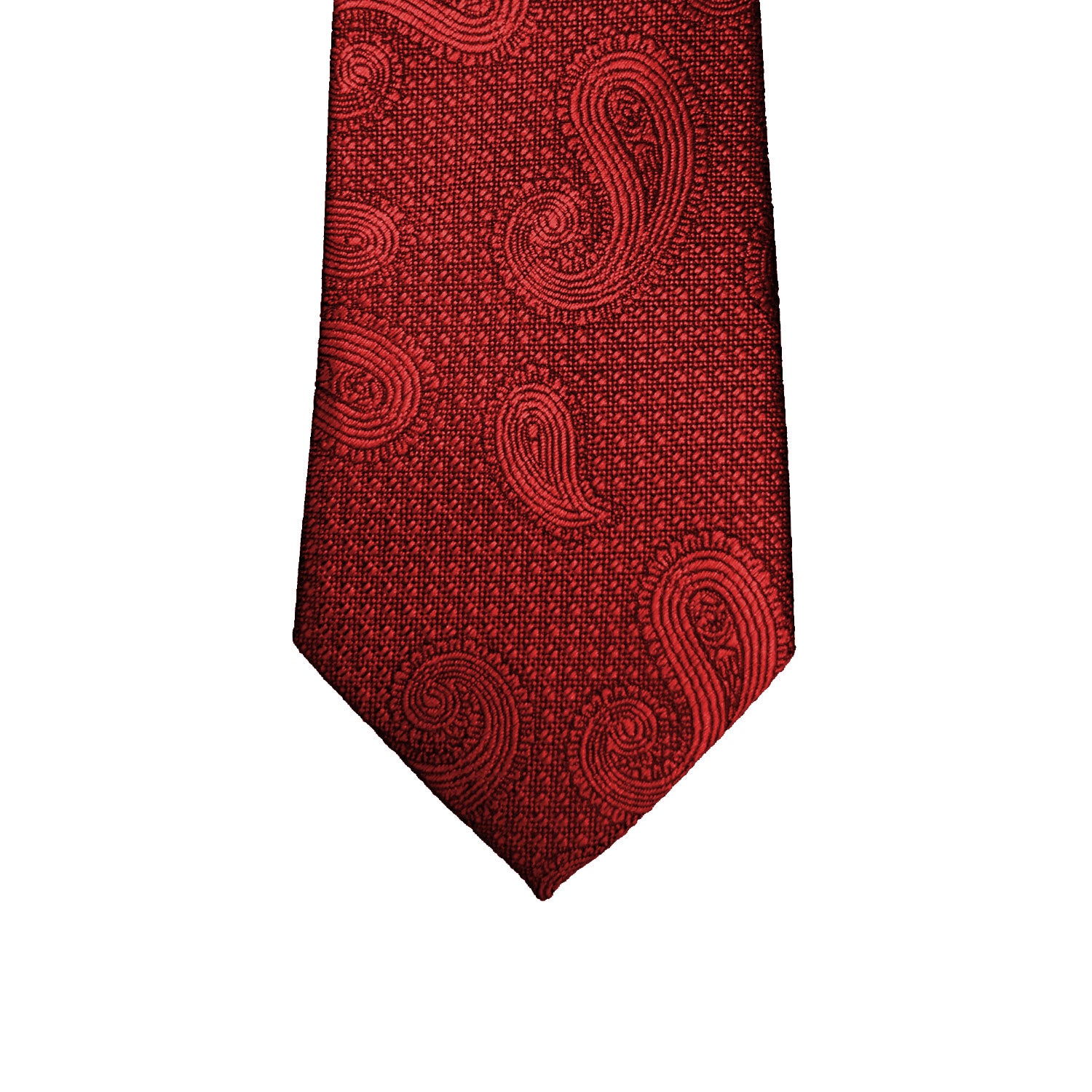 Kensington Paisley Tie - MWY311922 - Red 2