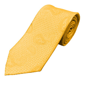 Kensington Paisley Tie - MWY311922 - Yellow 1