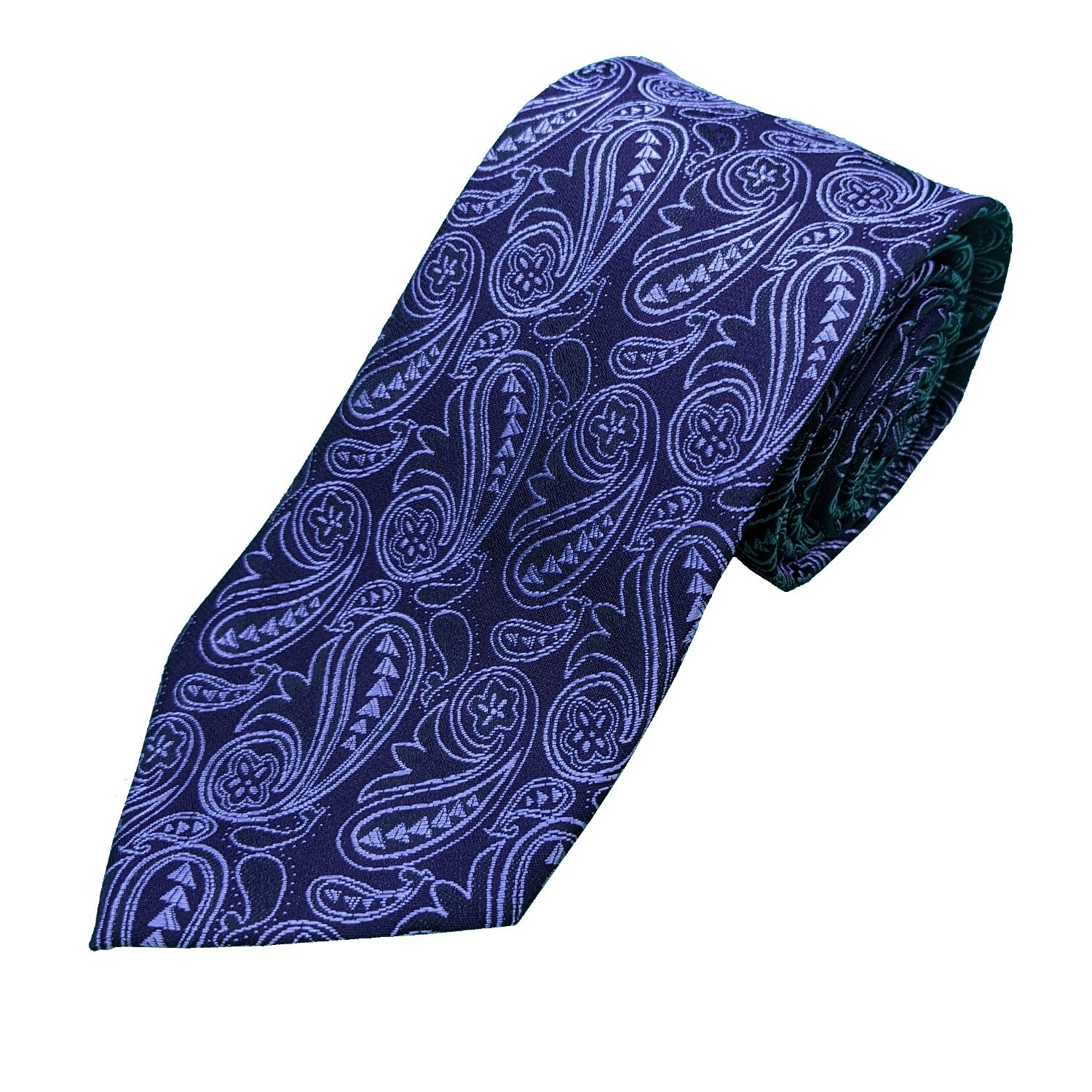 Kensington Paisley Tie - P310631 - Purple 1