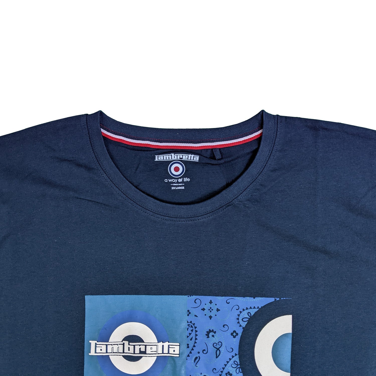 Lambretta Album T-Shirt - LB9817 - Navy 2