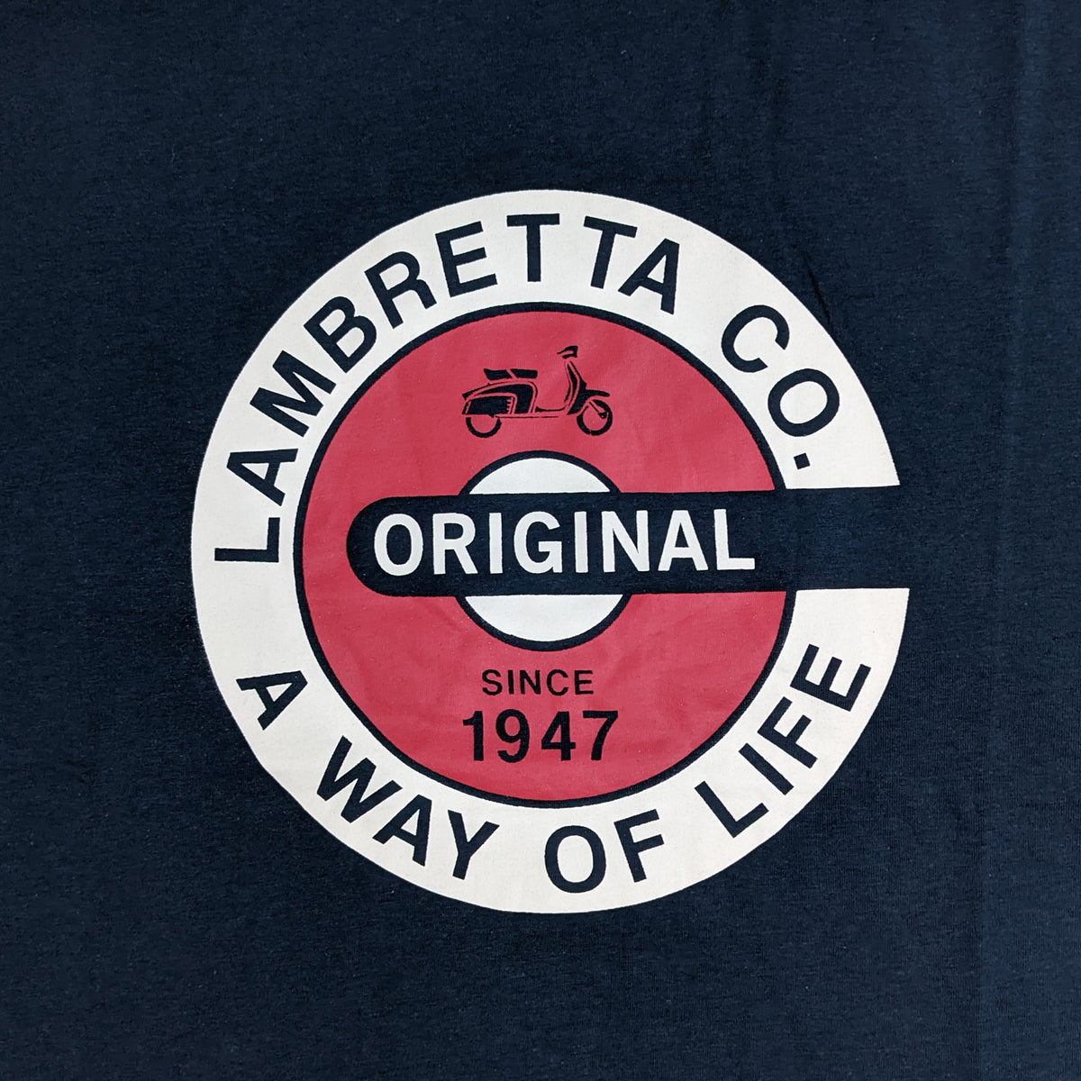 Lambretta Original Target T-Shirt -  LB9822 - Navy 3