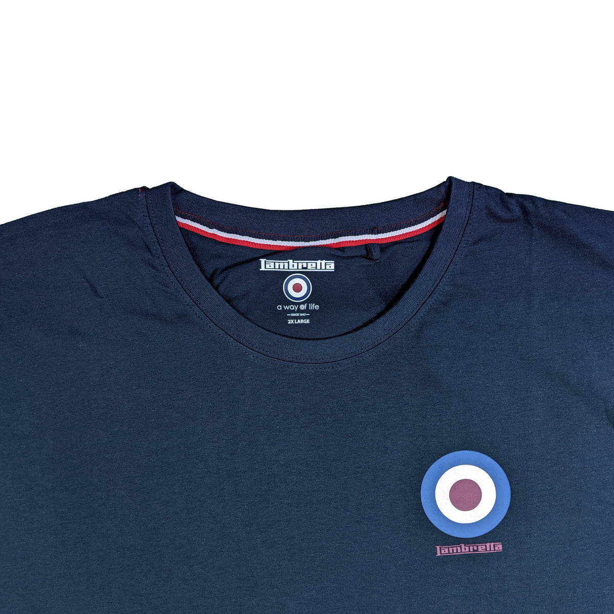 Lambretta Target Back Print T-Shirt - LB9825 - Navy 2