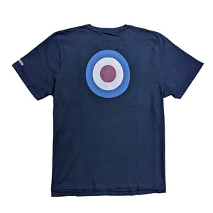 Lambretta Target Back Print T-Shirt - LB9825 - Navy 3