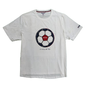 Lambretta Football Target T-Shirt - SS3806 - White 1
