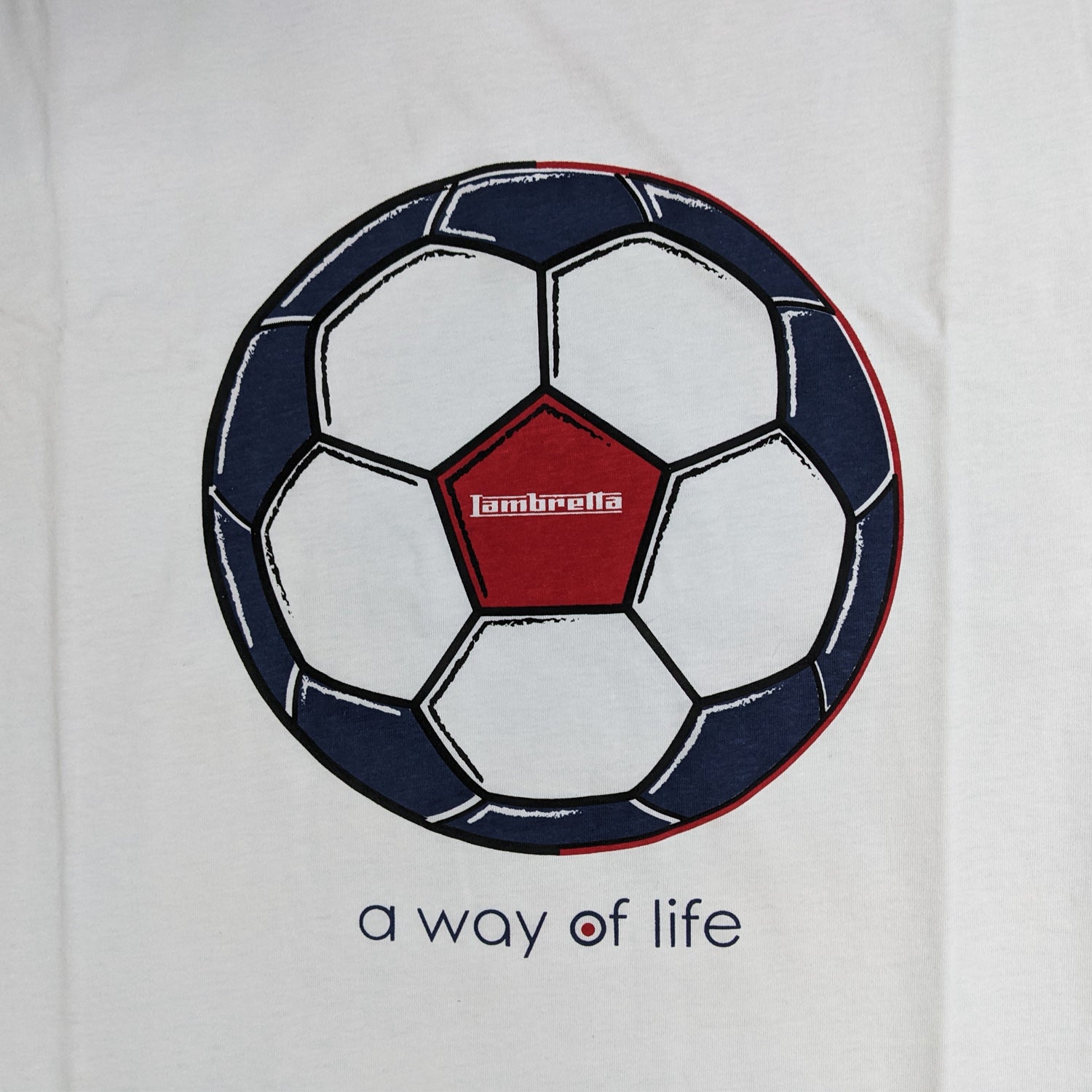 Lambretta Football Target T-Shirt - SS3806 - White 3