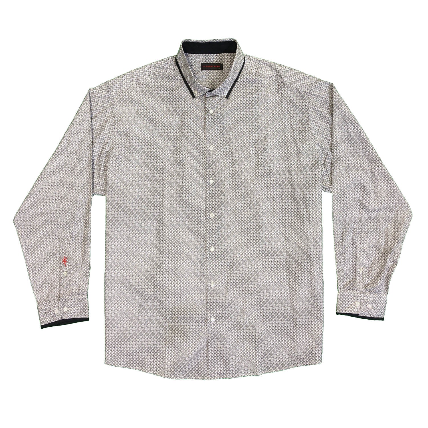 Lizard King L/S Shirt - LK6510 - White / Black 2