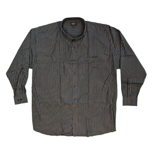 Metaphor L/S Stripe Shirt - 15473 - Brown 2
