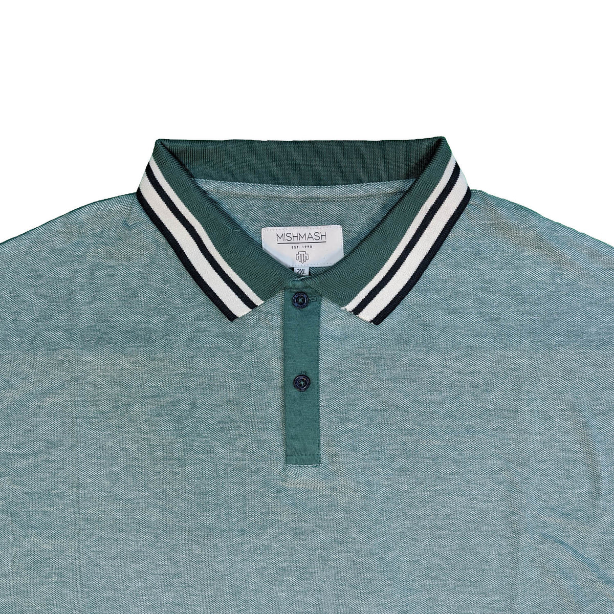 Mish Mash Polo - 2961 - Sandbar - Teal