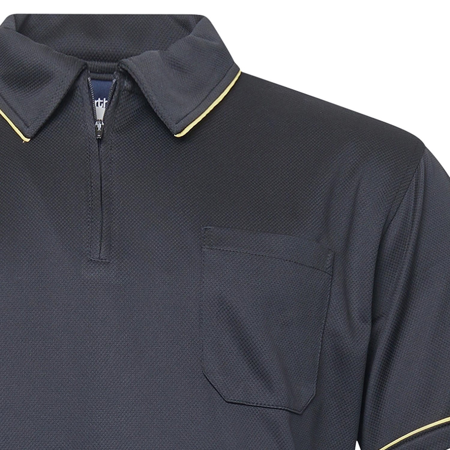 North 56°4 Quarter Zip Polo - 11139B - Black 2