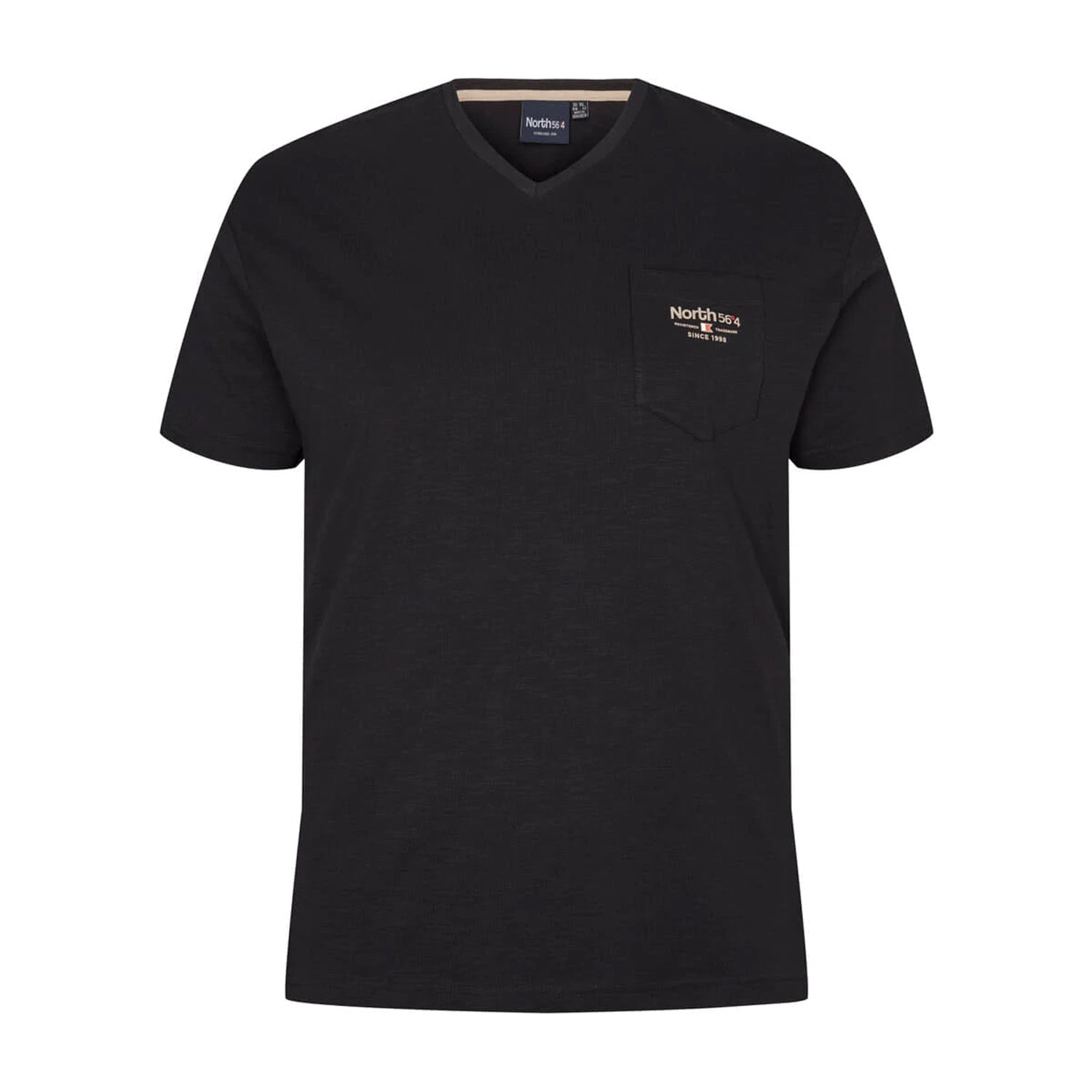 North 56°4 V-Neck T-Shirt - 21124 - Black 1