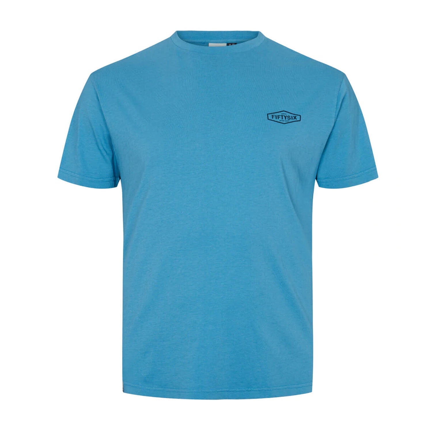 North 56Denim Printed T-Shirt - 21323 - Mykonos Blue 1