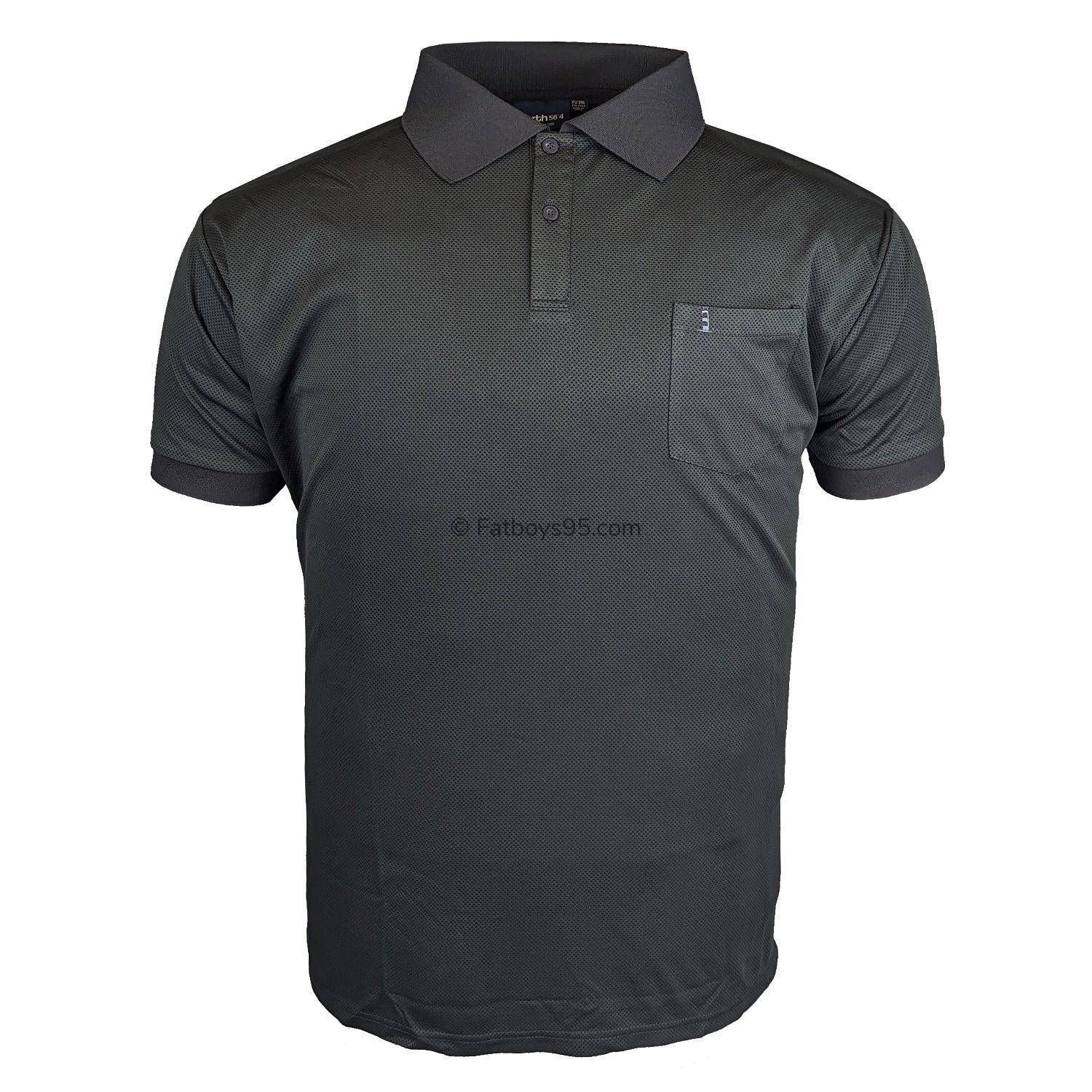 North 56°4 Cool Effect Polo - 33165 - Dark Grey Melange 1