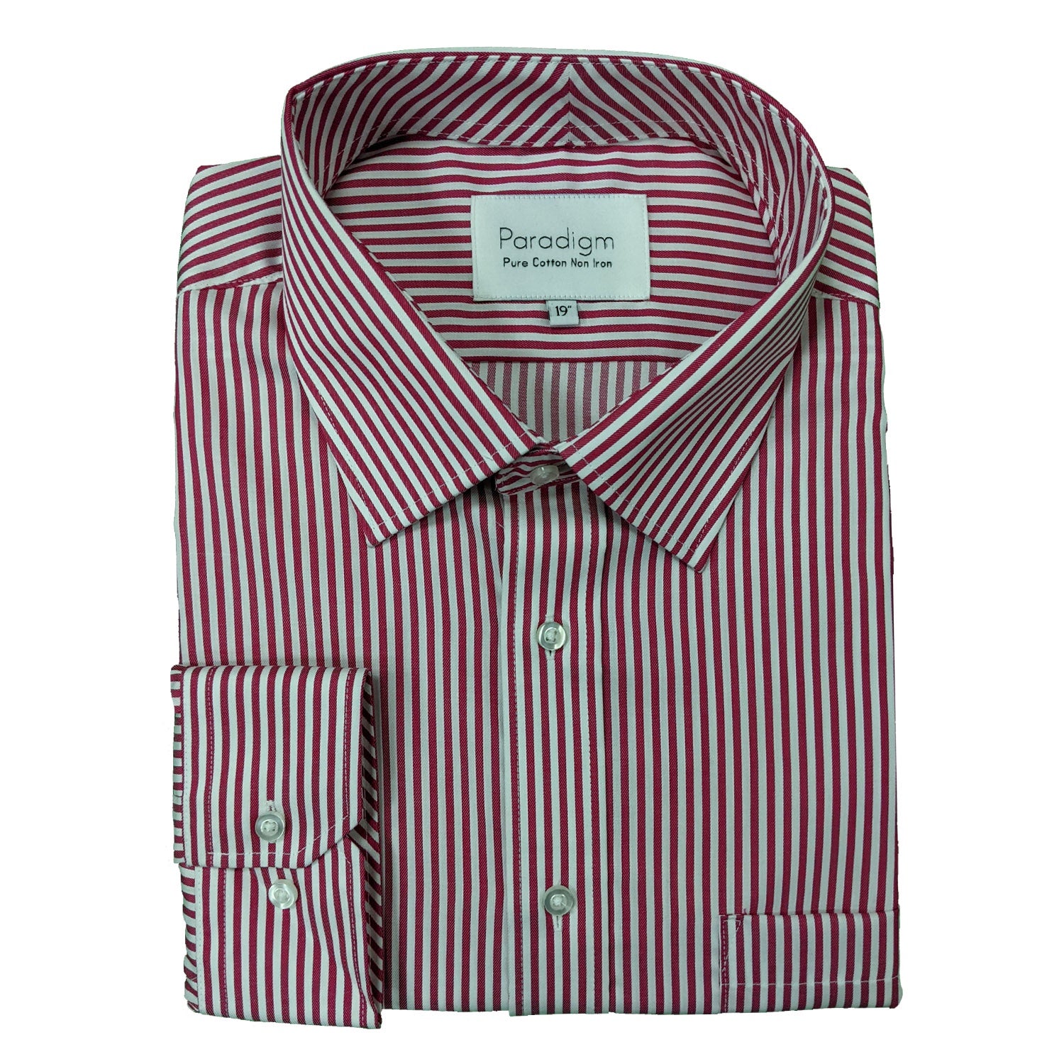 Paradigm Stripe Shirt - CX7030 - Cherry 1