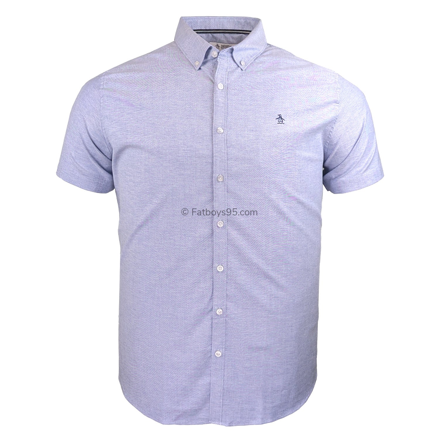Penguin Oxford S/S Shirt - OJWB0037 - Amparo Blue 1