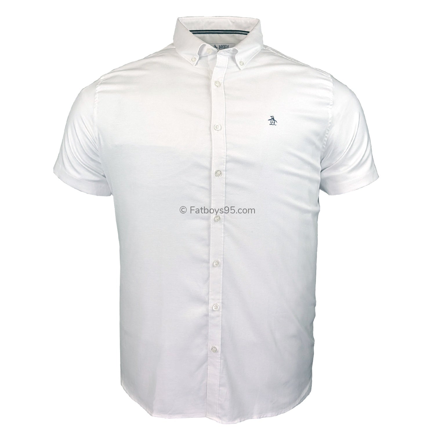 Penguin Oxford S/S Shirt - OJWB0037 - Bright White 1