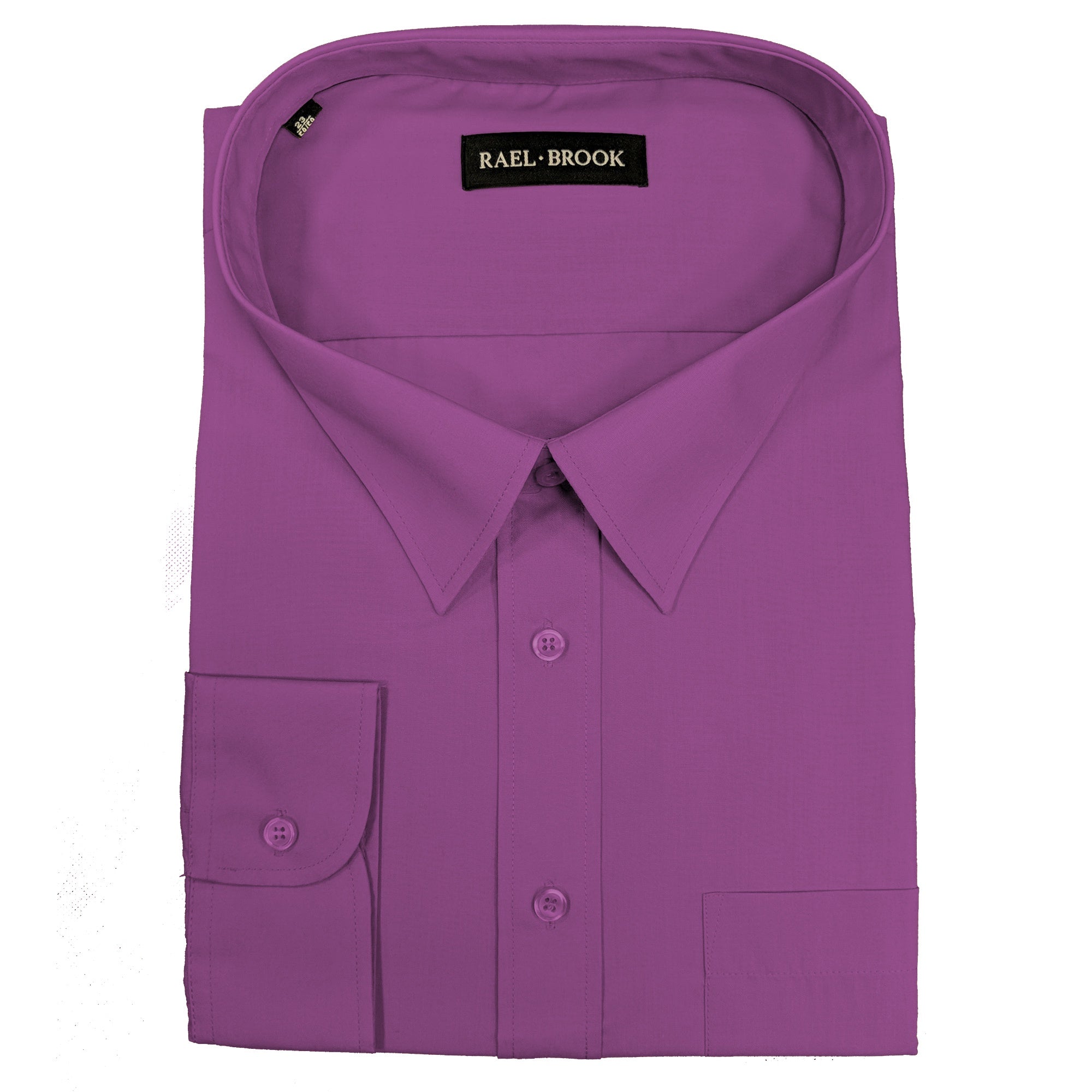Rael Brook Plain L/S Shirt - 8079 - Violet 1