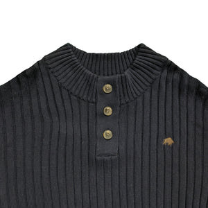 Raging Bull Funnel Neck Sweater - A1346 - Navy 2