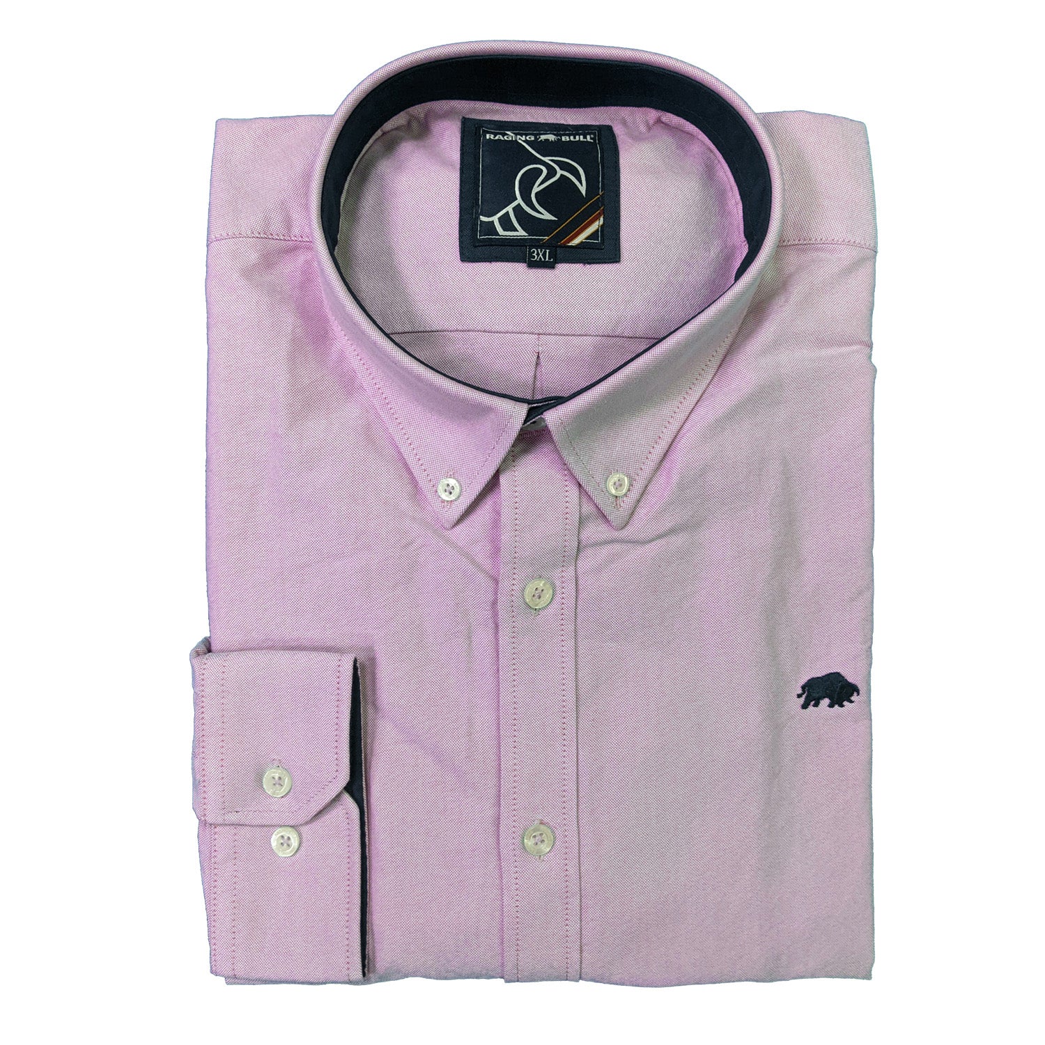 Raging Bull L/S Signature Oxford Shirt - A18CS242 - Purple 1