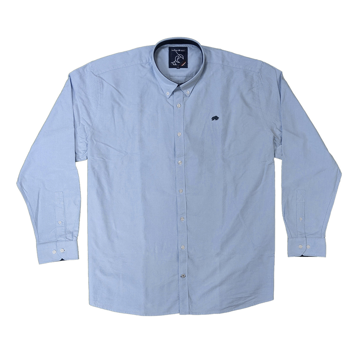 Raging Bull L/S Signature Oxford Shirt - A18CS242 - Sky Blue 2