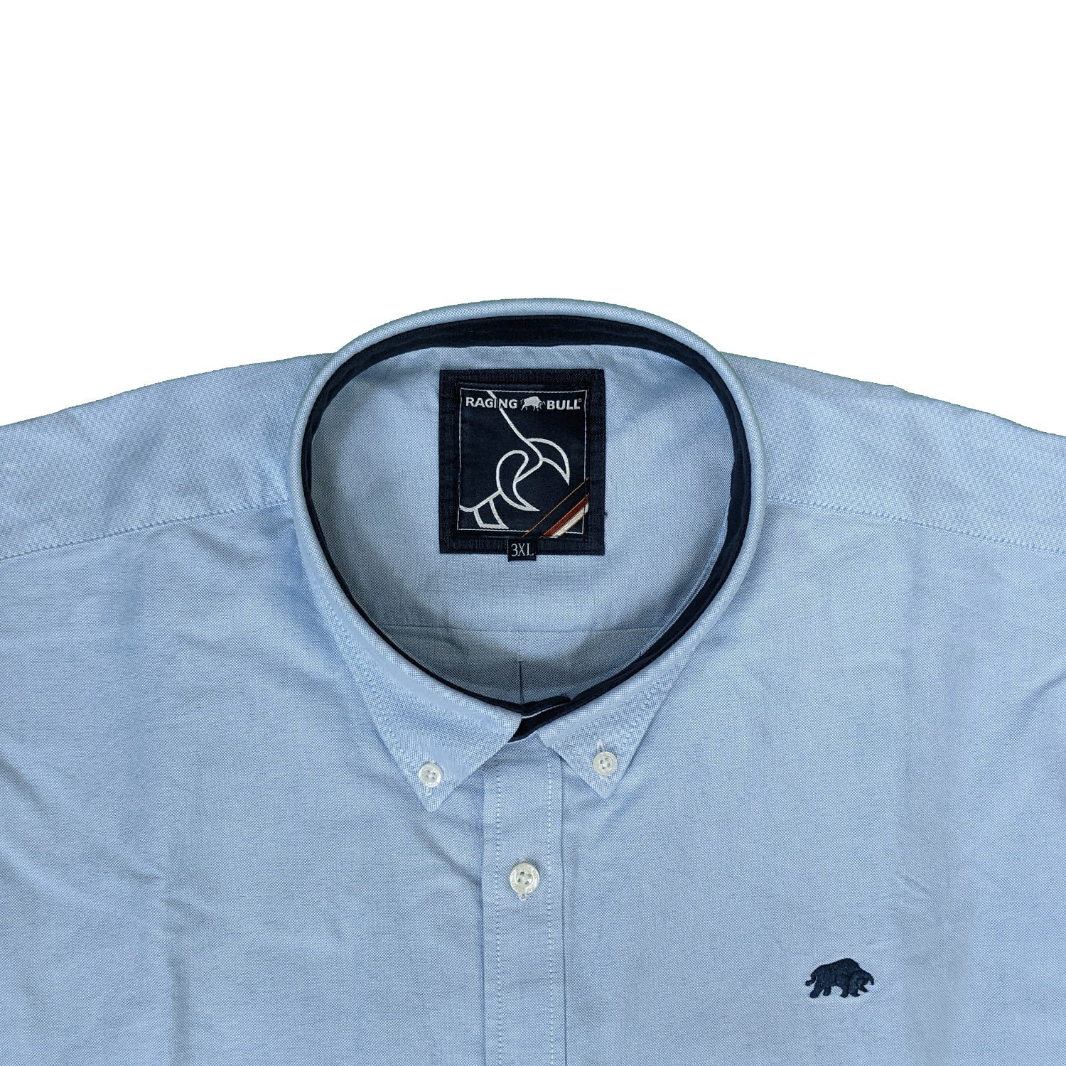 Raging Bull L/S Signature Oxford Shirt - A18CS242 - Sky Blue 3