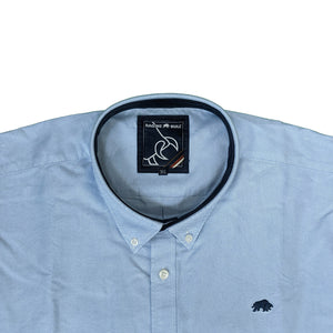 Raging Bull L/S Signature Oxford Shirt - A18CS242 - Sky Blue 3
