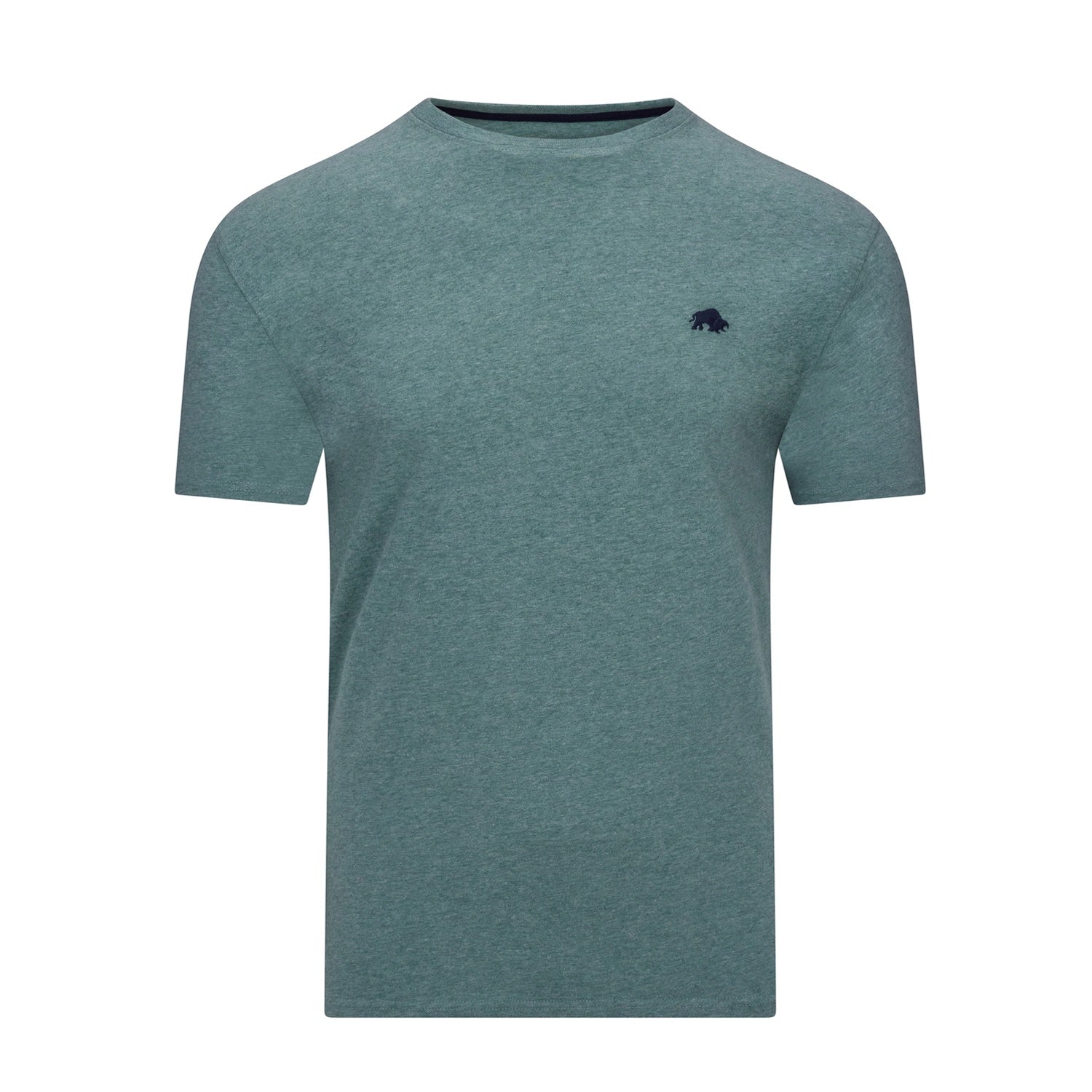 Raging Bull Signature Organic Tee - RB0TS02 - Green Marl 1