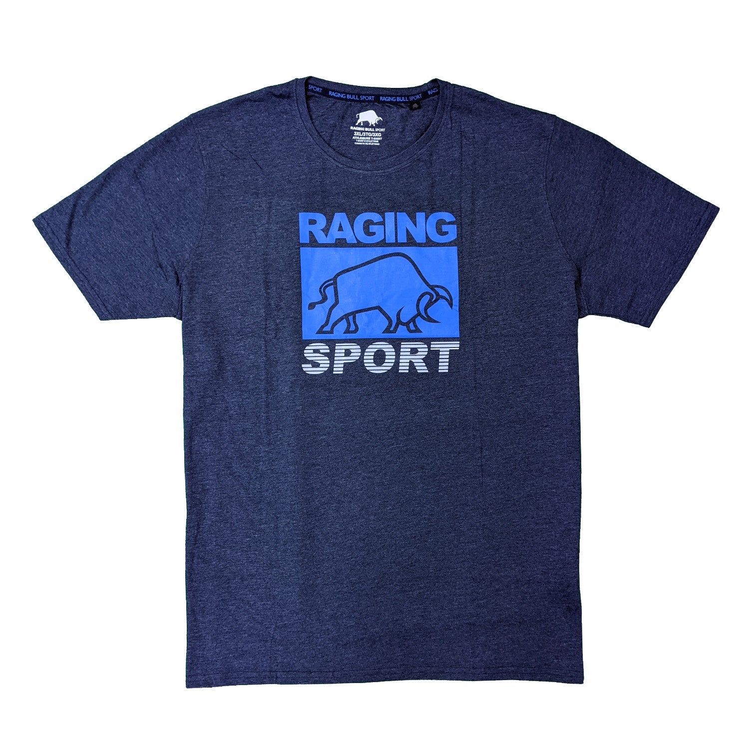 Raging Bull Sport Casual Tee - RBATS02 - Navy 1