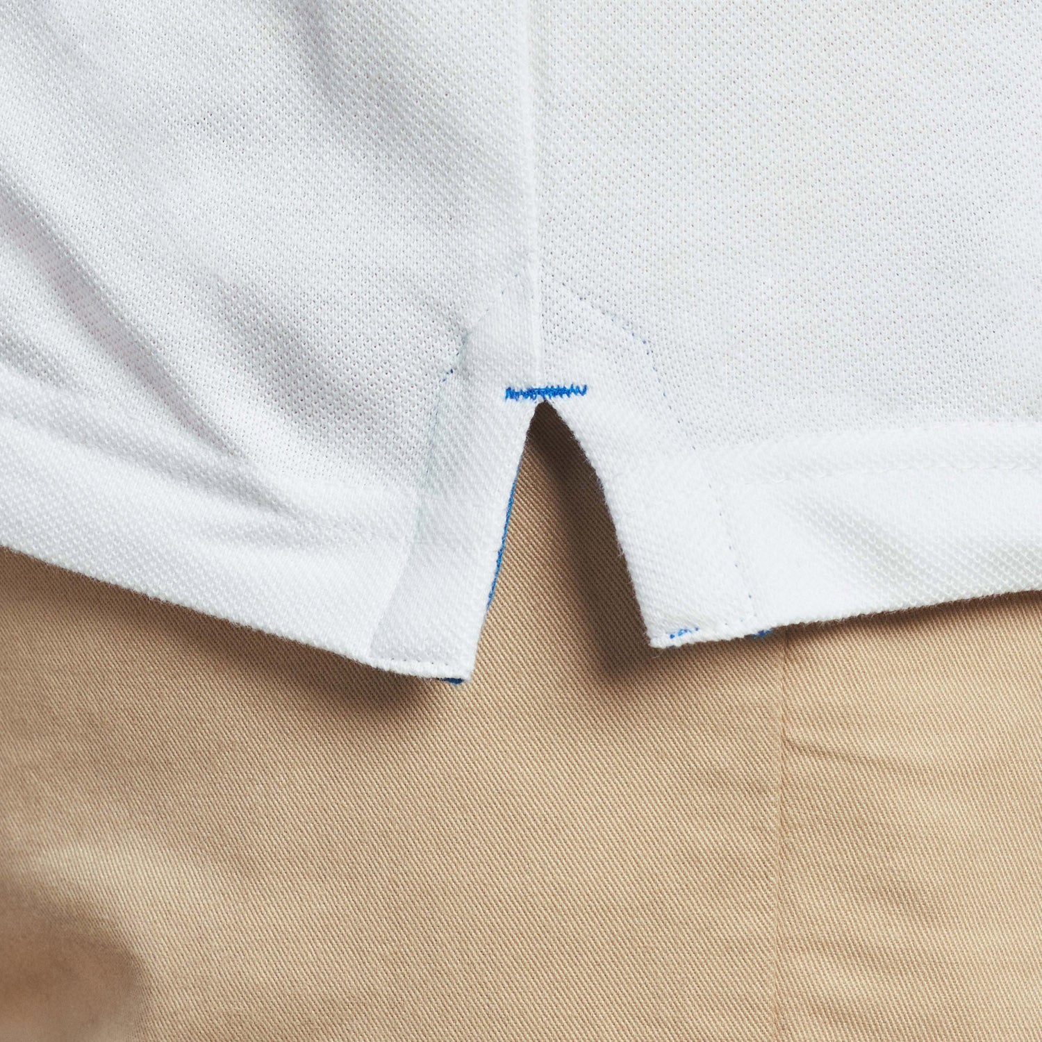 Raging Bull Contrast Panel Polo - S22PL02 - White 4