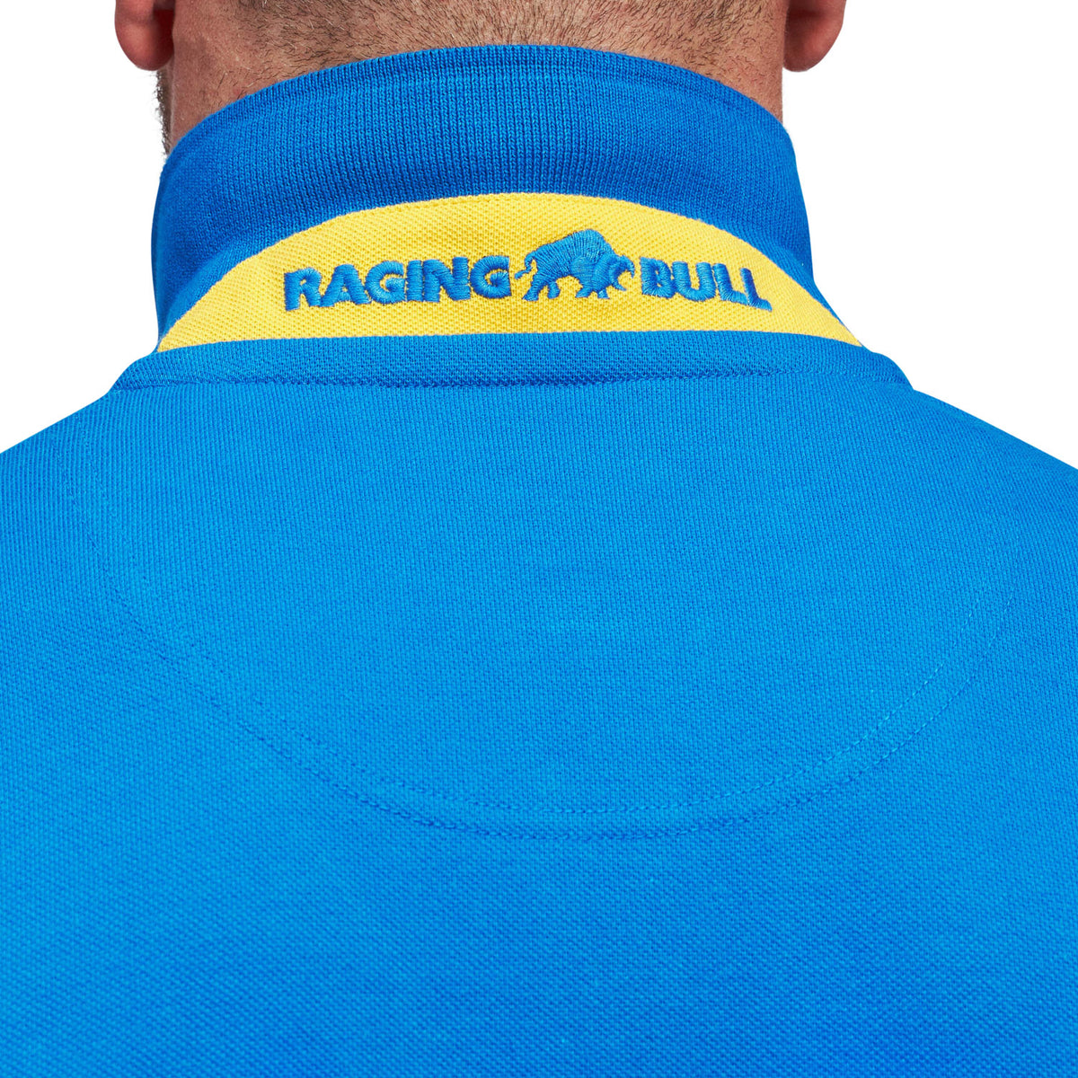 Raging Bull RB Sticks Pique Polo - S22PL15 - Cobalt Blue 4