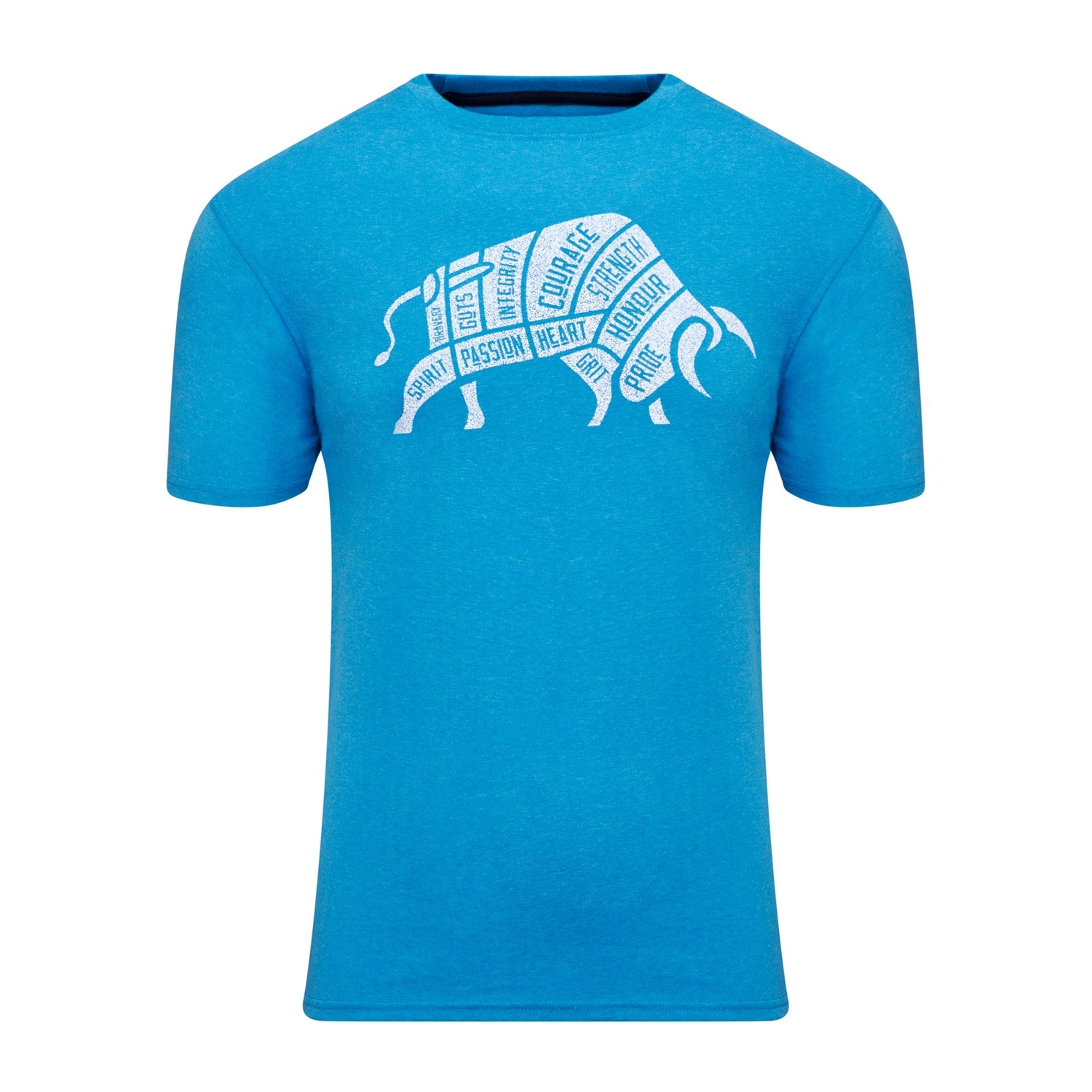 Raging Bull Cuts Of Beef Tee - S22TS24 - Cobalt Blue 1