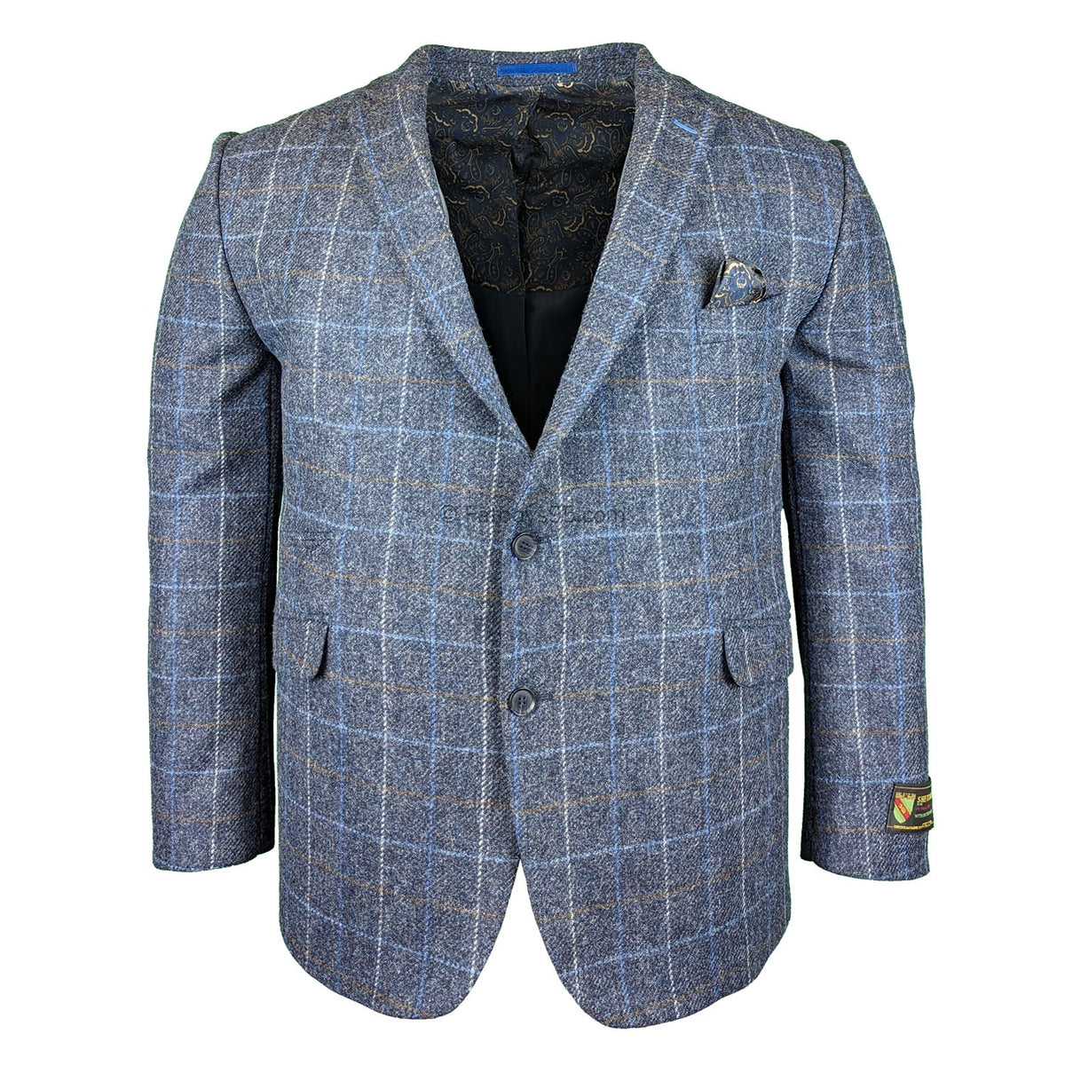 Scott Tweed Sports Jacket - S22206JC - Navy 1