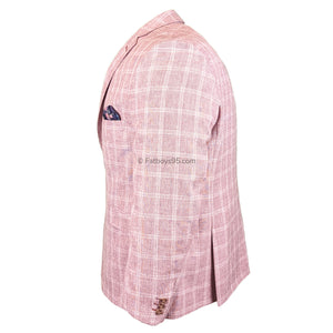 Scott Linen Sports Jacket - S23108J - Pink 4