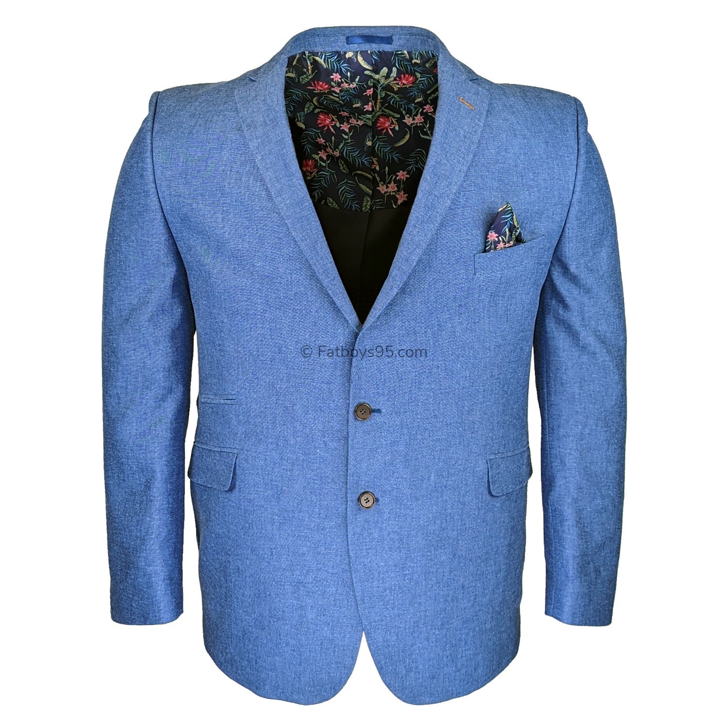 Scott Linen Sports Jacket - S23110J - Blue 1